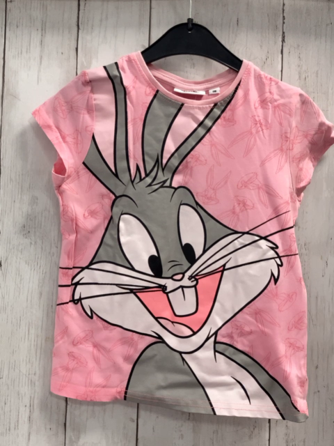   T-Shirt  Gr. 116  rosa Hase 