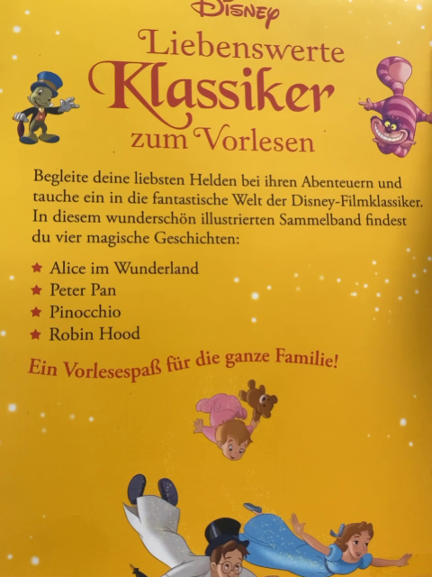 Disney  Buch Liebenswerte Klassiker zum Vorlesen