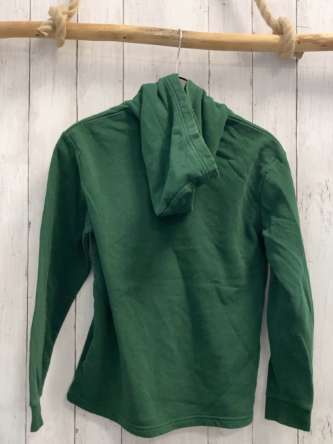 H&M  Pullover  Gr. 146/152  grün Kapuze schwarze Schrift 