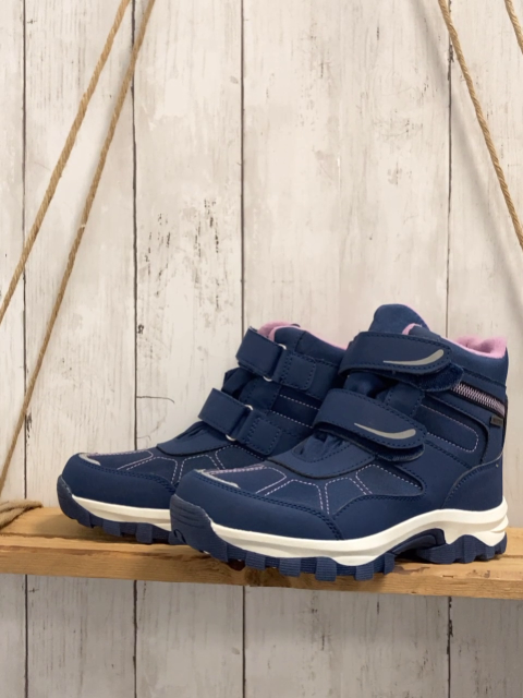 neu  Boots  Gr. 36  blau lavendel Nähte + Bund 