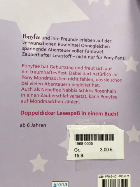 Buch Hier kommt Ponyfee! Abenteuer im Zauberschloss