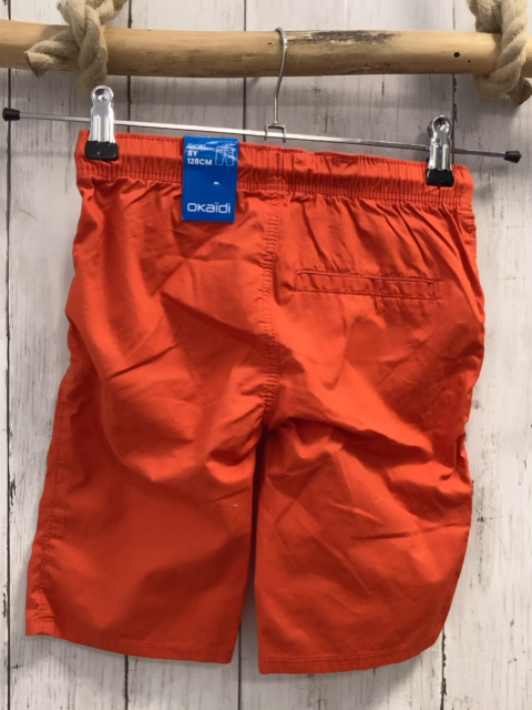 neu Okaidi  Shorts  Gr. 128  hellrot mit Kordel 