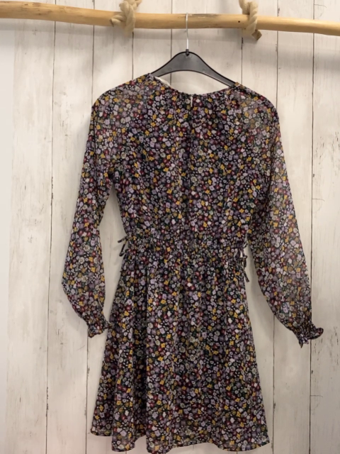 H&M Kleid  Gr. 152  schwarz bunte Blumen 