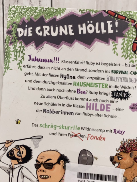   Taschenbuch Unheimlch gefährlich Survival-Camp mit Ruby Black