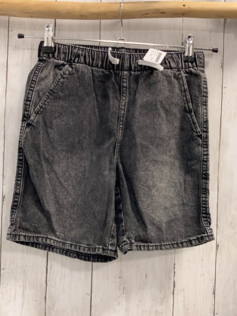 H&M  Shorts  Gr. 140  grau Jeans weiße Kordel 