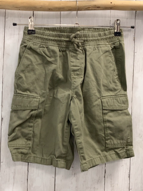 H&M  Shorts  Gr. 146  kiwi aufgesetzte Taschen Gummizugbund mit Kordel 