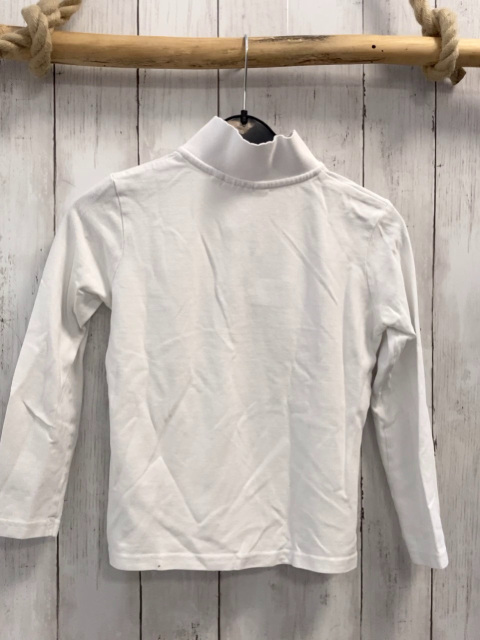 Next  Langarmshirt  Gr. 128  weiß Polokragen 