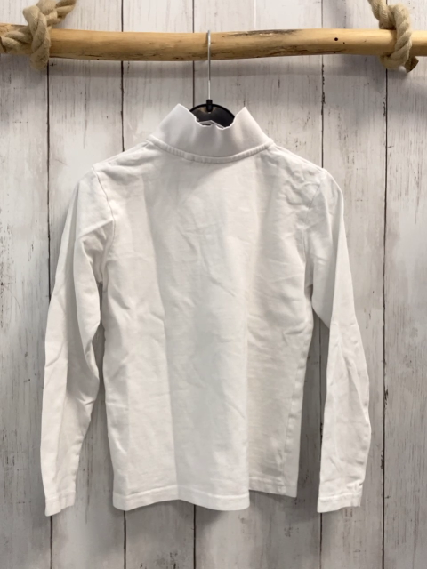 Next  Langarmshirt  Gr. 134  weiß Polokragen 