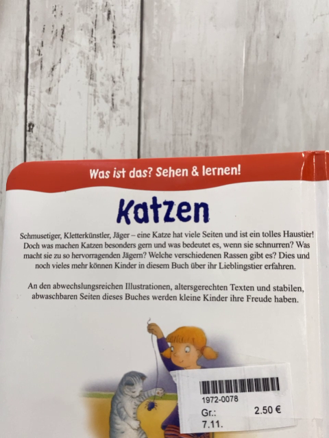   Pappbuch Katzen 