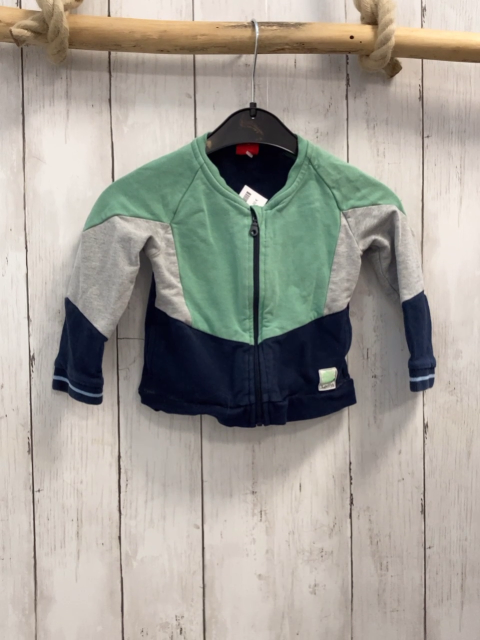 S´Oliver  Sweatjacke  Gr. 74  mint hellgrau blau 