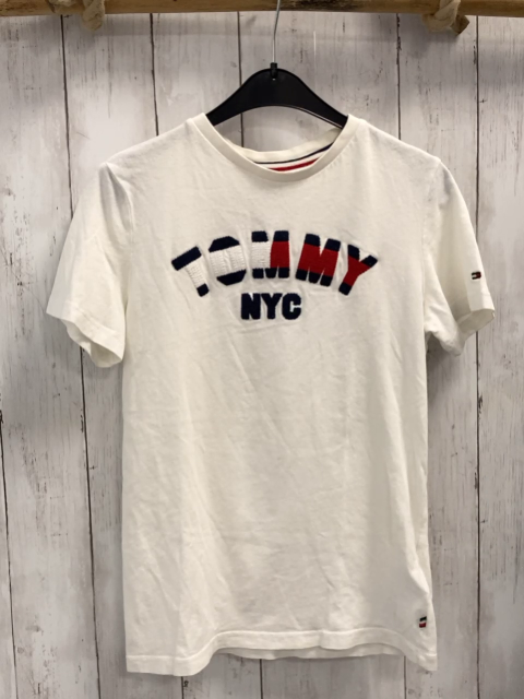Tommy Hilfiger  T-Shirt  Gr. 152  weiß rot blau weiße Schrift