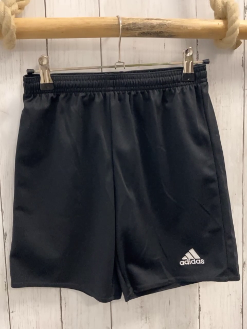 Adidas  Sportshorts Gr. 152  schwarz weiße Schrift + weißes Label 