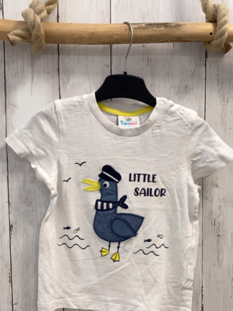  T-Shirt  Gr. 92  weiß Möwe 