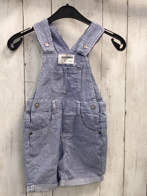   Latzshorts  Gr. 92  blau weiße Streifen 
