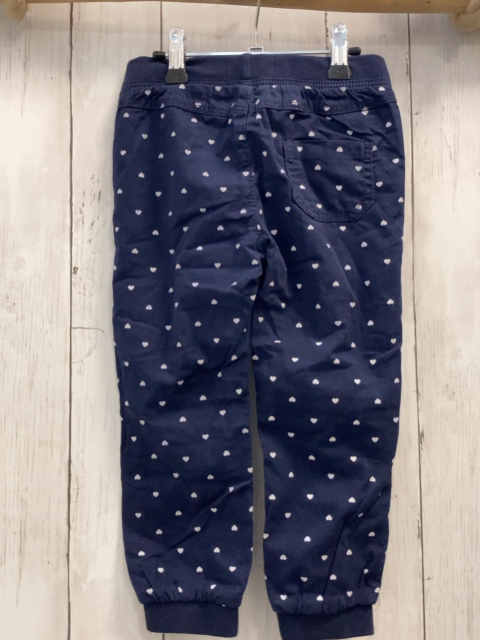 H&M  Hose  Gr. 98  blau gefüttert weiße Herzen 