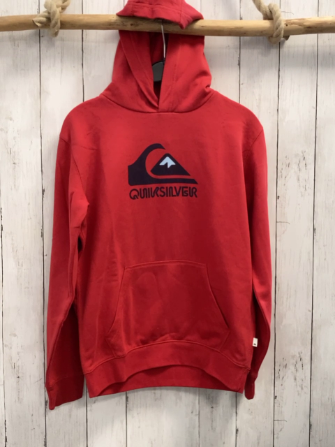 Quicksilver Pullover Gr. 158  rot Kapuze