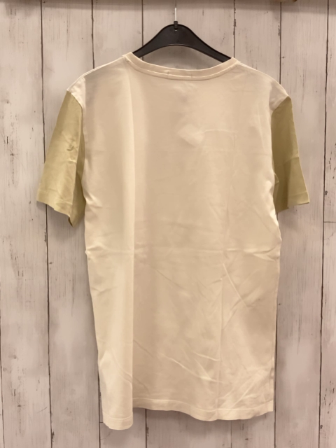 Calvin Klein Jeans  T-Shirt  Gr. 164/170  weiiß beige sand Ärmel schwarze Schrift 