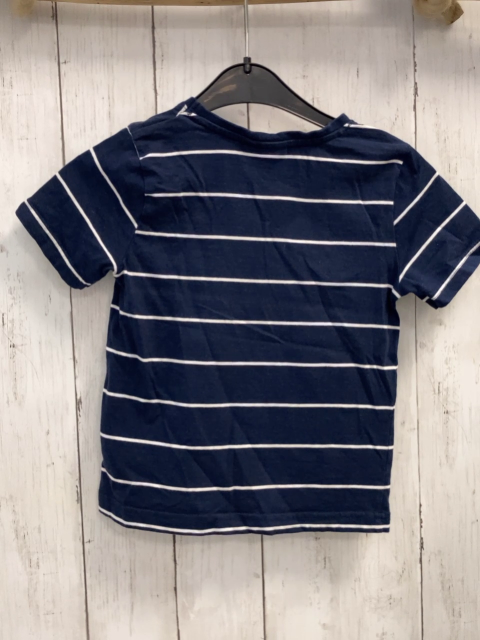  T-Shirt Gr. 98  blau weiße streifen Spiderman