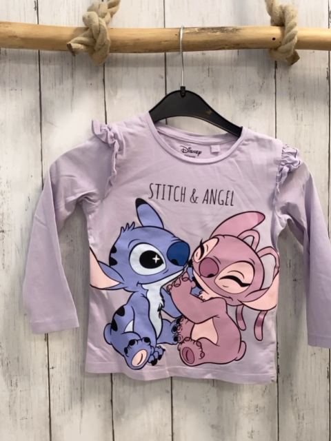  Langarmshirt Gr. 104  flieder Stitch & Angel