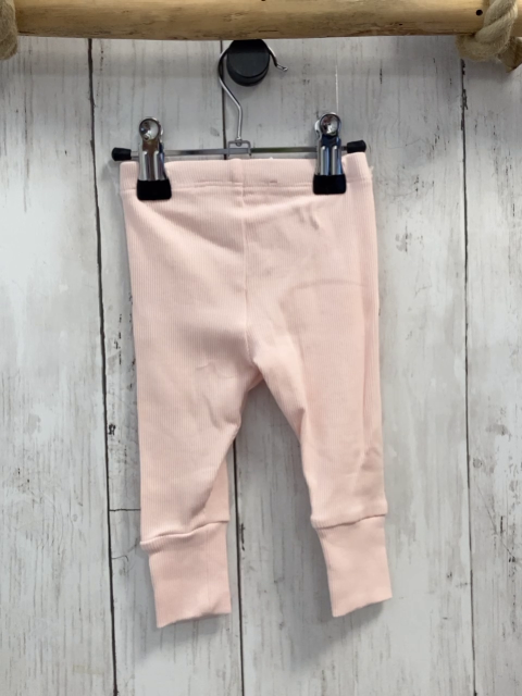 zara Leggings Gr. 62  rosa gerippt