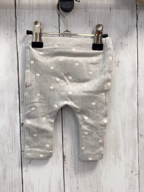 zara Leggings Gr. 56  grau Lochmuster Elefanten