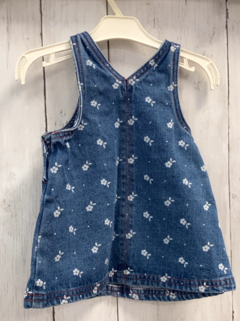 sergent major Kleid Gr. 56  Blau Jeans Blumen