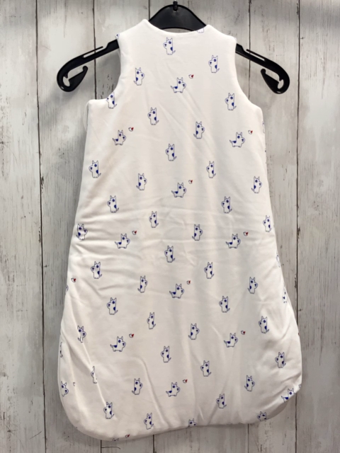 Jacadi neu Schlafsack Gr. 3 TOG  weiß blaue Hunde Vögel NP 69 €