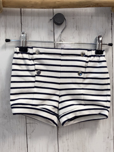 Jacadi Shorts Gr. 74  weiß blaue Streifen