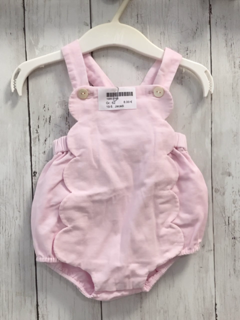 Jacadi Playsuit Gr. 62  rosa Feinkord