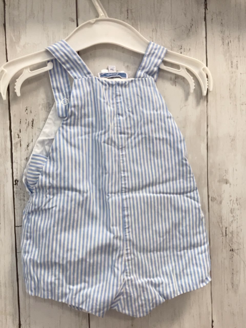 Jacadi Playsuit Gr. 62  blau weiß gestreift