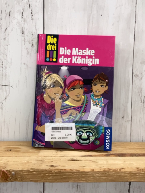 Die drei!!!  Buch Die Maske der Königin 