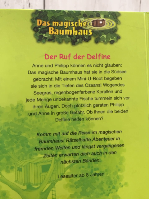 Magisches Baumhaus  Buch Der Ruf der Delfine 
