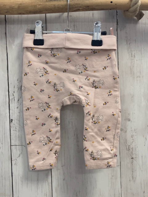 Leggings Gr. 68  rosa Füchse Blumen