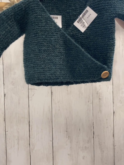  Pullover Gr. 56  grün Strick Wolle