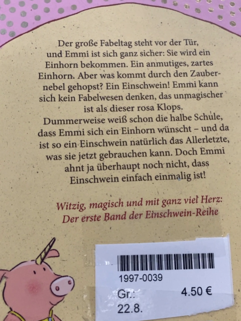  Buch Emmi & Einschwein