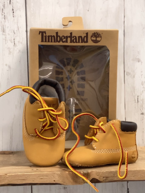 Timberland  Schuhe  Gr. 18  ocker brauner Bund 