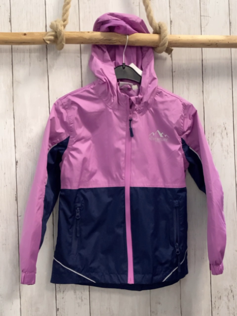  Regenjacke Gr. 122  blau lila
