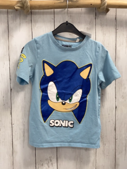 Sonic T-Shirt  Gr. 122  hellblau Sonic 
