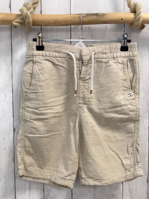 H&M  Shorts  Gr. 140  beige mit weißer Kordel