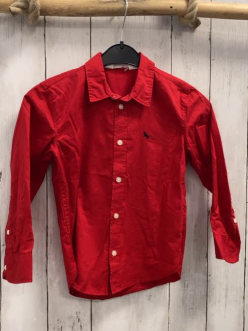 H&M  Hemd  Gr. 110  rot 