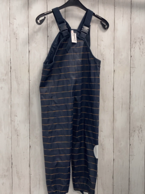   Regenhose  Gr. 110  blau hellbraune Streifen gummiert 