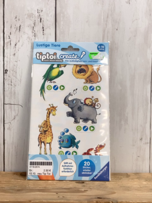 neu Tip Toi   Kreativspielzeug  Create Lustige Tiere 