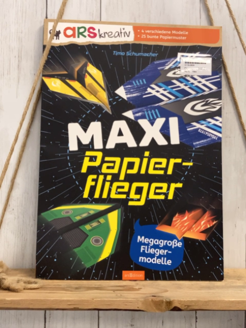 neu  Kreativblock Maxi Papierflieger 
