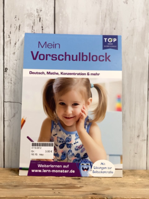 neu  Kreativblock Mein Vorschulblock Deutsch, Mathe, Konzentration & mehr 