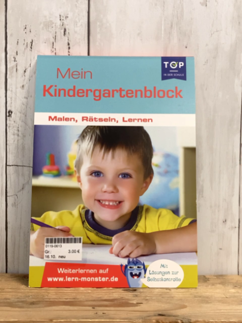 neu  Kreativblock Mein Kindergartenblock Malen, Rätseln, Lernen 