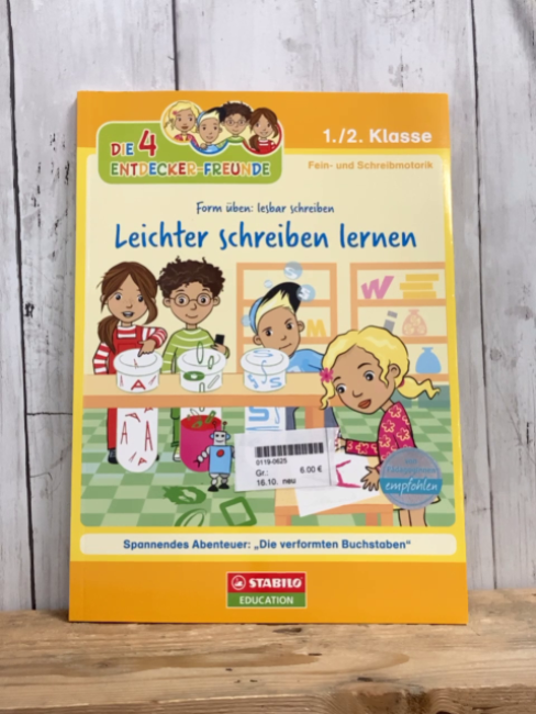 neu Kreativheft  Leichter schreiben lernen Form üben: lesbar schreiben 