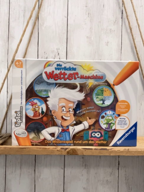 neu Tip Toi  Spiel Die verrückte Wetter-Maschine 