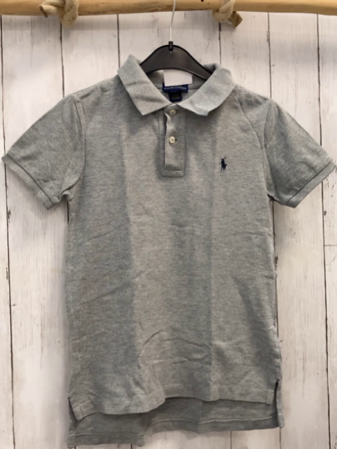 Ralph Lauren  T-Shirt  Gr. 128  grau Polokragen 