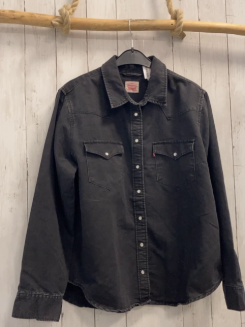 Levi´s Hemd Gr. 176  grau Jeans