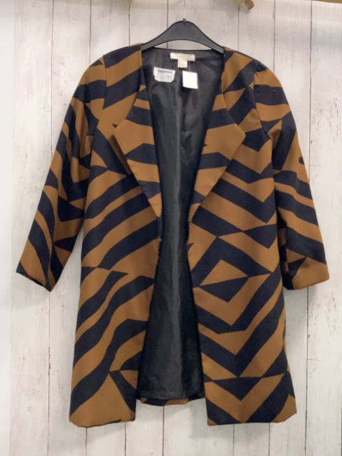 H&M  Jacke  Gr. 36  schwarz ocker Zackenstreifen 